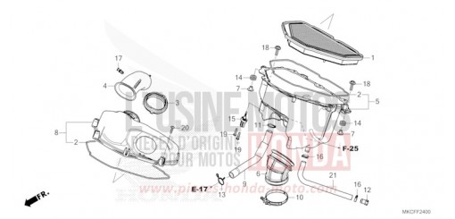 FILTRE A AIR GL1800DAN de 2022